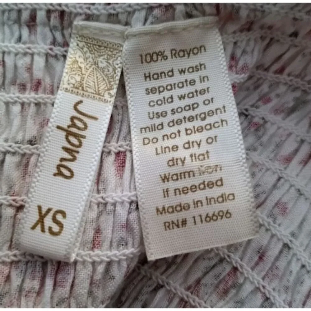 JAPNA GRAY & MAUVE FLORAL SMOCKED JUMPSUIT SZ.XS EUC.